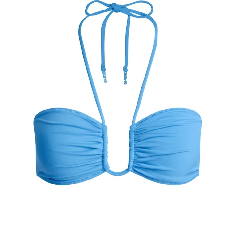 Skims Blue Bandeau Bikini set - Picture 2 of 7